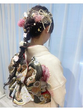 アイビー(Ivy) 卒業式　着付け　袴　袴着付け　ヘアセット