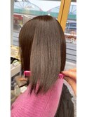 くすみブラウン×髪質改善トリートメント～ボブver～