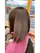 オリビアヘアー(OLIVIA HAIR) くすみブラウン×髪質改善トリートメント~ボブver~