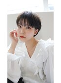 ナチュラル小顔マニッシュショート[イメチェンハッシュカット]