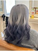 シルバーパープルグラデーション！