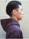 かき上げヘア　ニュアンスマッシュ　サイドパート　ビジネス
