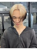 ハイトーンエンドカラー韓国ヘア