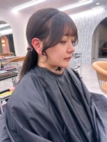 ロンド ブランシュ 錦糸町北口(Lond blanche)&nbsp;ワイドバングイメチェン美髪外ハネボブ+レイヤーカット韓国