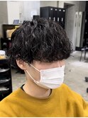 【お客様メンズヘア】波巻きウルフ［渋谷駅/メンズ］