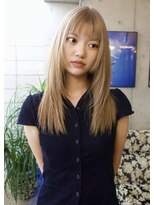 イェン(Yen.)&nbsp;ミルクティーベージュロングハッシュレイヤー