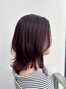 エアー 銀座タワー(AIR) レイヤーボブ　外ハネ　AIR銀座タワー　藤本麻衣