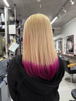 ダンク(DUNK)&nbsp;ミルクティブロンド×裾ピンク