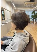 癖毛ショートスタイル