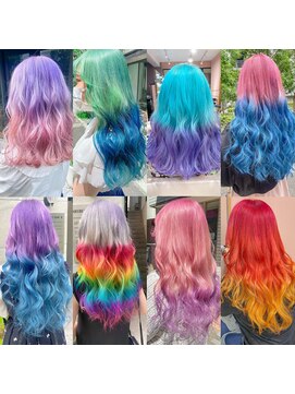 グラデーションカラー/ブリーチカラー/ハイトーンカラー/カラー