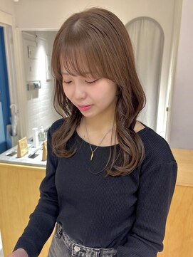 ふんわりレイヤー × 赤味無しベージュ