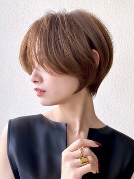 キイヘアーデザイン(key hair design) 大人っぽい!前髪なしくびれショート