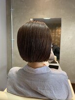 フープ 川越(hoop)&nbsp;切りっぱなし大人ボブ川越/ショート/ボブ/ハイライト