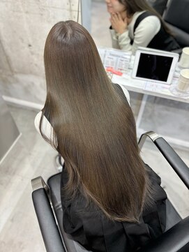 マーシュ ルーヴェ(marshu Luve) ブリーチなしオリーブベージュ/髪質改善カラー