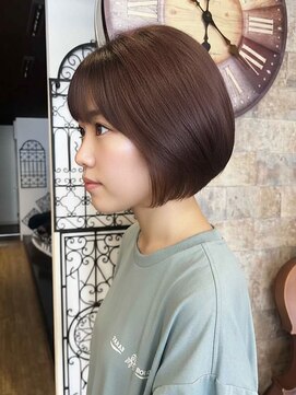 インデペンデンス(independence) 【四条烏丸】骨格矯正ショートボブ×ナチュラルブラウン