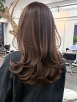 ジルブラン 土浦(JIL BLAN)&nbsp;ハイライトバレイヤージュダブルカラーケアブリーチ20代30代