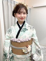 美容堂&nbsp;ツインお団子アレンジ