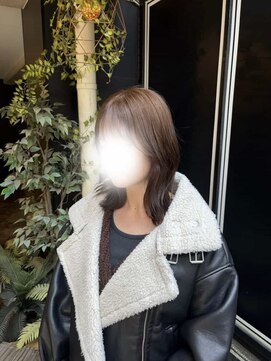 シファー(～Cifer) オリーブベージュ×ブリーチなしダブルカラー×赤みけし