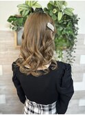 立川/お出かけにオススメ♪巻きおろしヘアアレンジ