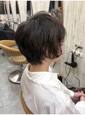 デジタルパーマ/ミディアムレイヤー/韓国巻き風/顔周りカット