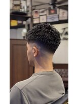 ブロートーキョーバーバーショップ 神田2nd(Bro Tokyo BARBERSHOP)&nbsp;ミドルスキンフェード！＆テンションパーマ！