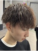 【ツイストスパイラル】濡れ感×無造作マッシュ 八尾