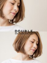 ダブル(DOUBLE) 風をはらんだように軽やかに揺れるカール