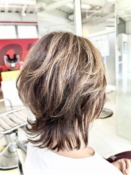 ラ ルーナ アレックス 神戸北町店(la luna alex)の写真/【横顔まで美しく】大人女性へ贈る、顔周り似合わせカットで仕立てる自分史上最高の似合わせヘア