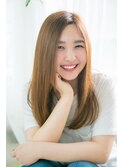 大人可愛いナチュラルストレート☆