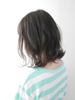 ヘアメイク オブジェ(hair make objet) ダークグレージュボブ