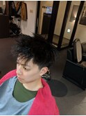 ツーブロックとパーマ