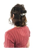 簡単お洒落ヘアセット