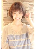 【３０代・４０代】人気ひし形ショートボブでボリュームアップ