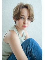 リアン(Lien)&nbsp;Lien☆小顔ハンサムショート×セミウェットウェーブパーマ　立川