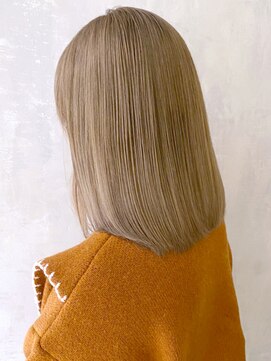 アイティーバイアルバム 八王子店(IT by ALBUM) ベージュミディ_かきあげロングマロンベージュ_ba328281