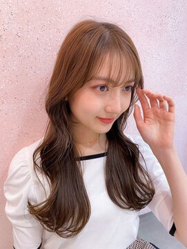 ルームバイシー 新宿(Loom. by Sea) くびれヘア/韓国ヘア/ワンホンヘア/ブラウンカラー