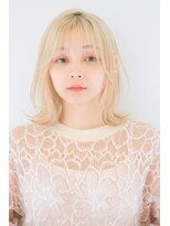 ガリカ 渋谷(Gallica)&nbsp;ブロンドカラー外国人風金髪ミディアム10代20代30代