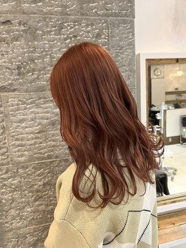 センスヘア(SENSE Hair) ブリーチなし!ほんのりピンクの明るめピンクベージュ☆