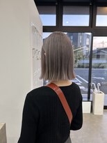 ノートエートル 西金沢(Nought etre)&nbsp;シルバーベージュ/ハイトーン/ツヤ髪スタイル/髪質改善