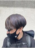 メンズツーブロマッシュ ブリーチ