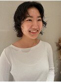 パーマウルフボブパーマウルフパーマボブウルフパーマ顔回り