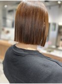 切りっぱなしボブ