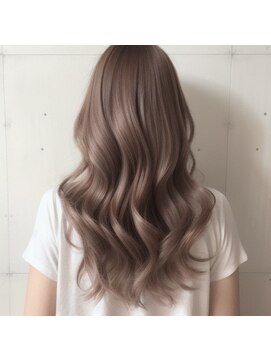 エトラ 渋谷店(etora) インナーカラーピンク　イヤリングカラーピンクベージュ