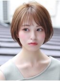 小顔ひし形大人可愛いショート u-realm otto 新宿