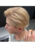 【ミルクティーベージュ ブリーチ ダブルカラー】