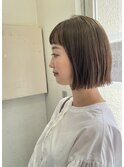 ミニボブ 柔らかい ハイライト ベージュ【miku】　　