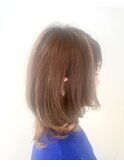 大人白髪ぼかしハイライト