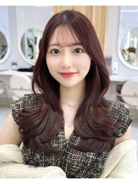 アフロートリノ(AFLOAT Leino) 韓国くびれヘア レイヤーカット 似合わせ顔まわりカット