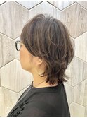 【白髪ぼかし】ウルフ/マッシュ風ウルフ/ハイライト