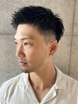 ブルニール 心斎橋(BLEUNIR)&nbsp;メンズカット 短髪 ベリーショート ツーブロック 刈り上げ